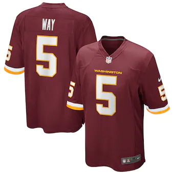 mens nike tress way burgundy washington football team game 